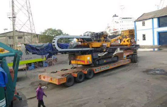 660 toneladas! Broca direcional horizontal com maior tonelagem da XCMG agressivamente entra no mercado indiano
