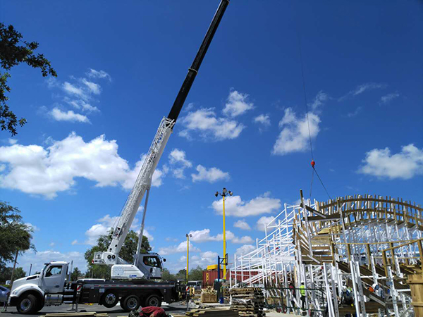 primeira mostra linda do Guindaste XCT40U” Chinês e estrangeiro misturado”da XCMG na América do Norte