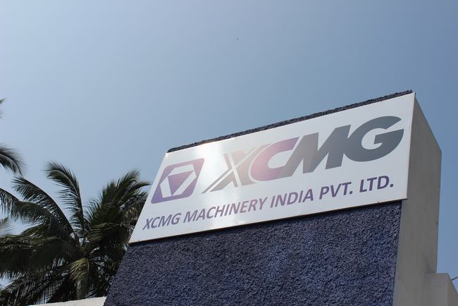 Estão estabelecidas XCMG MACHINERY (INDIA) PVT.LTD e XCMG INDIA SERVICE CENTR