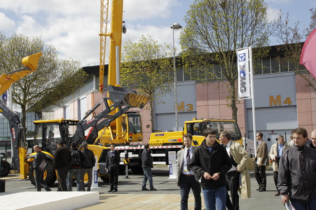 Elegância do XCMG em Intermat 2012